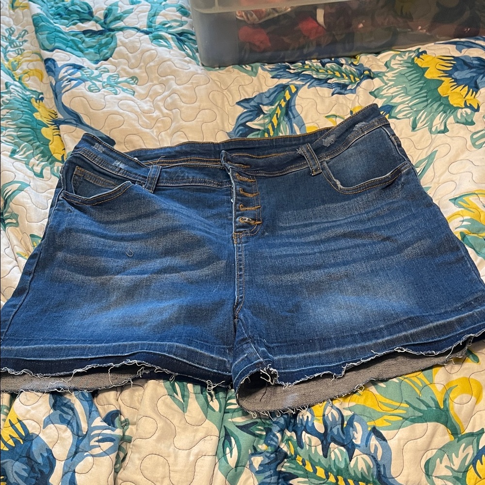 Women's Denim Blue Jean Shorts